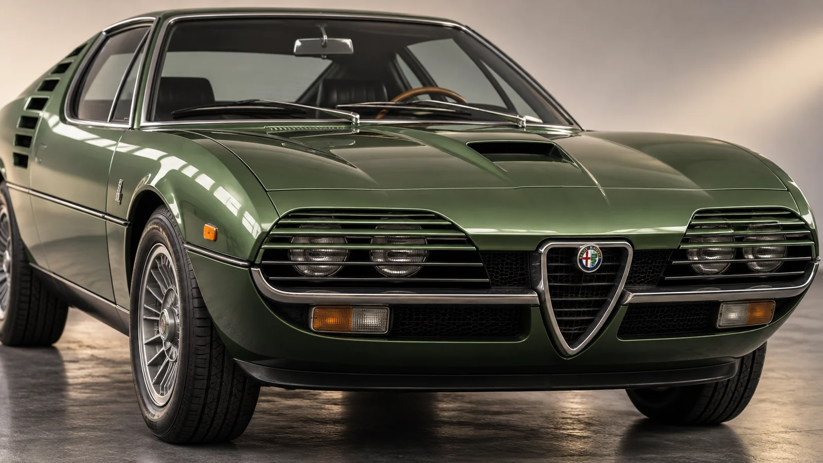 Решётчатые крышки фар Alfa Romeo Montreal