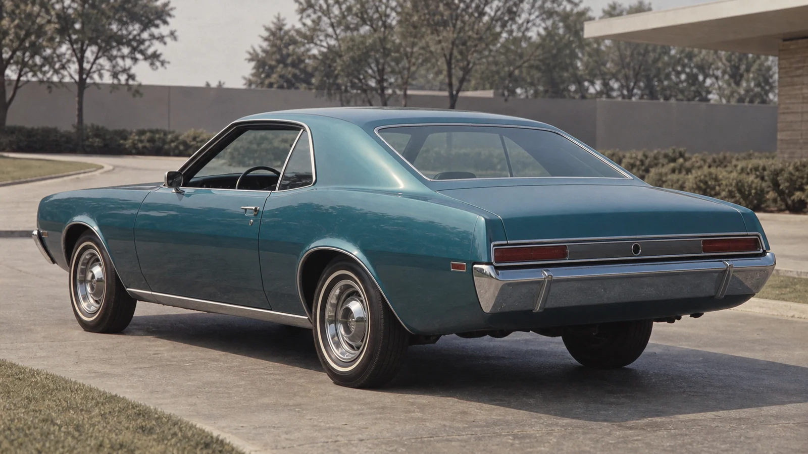 AMC Javelin 1968 года сзади