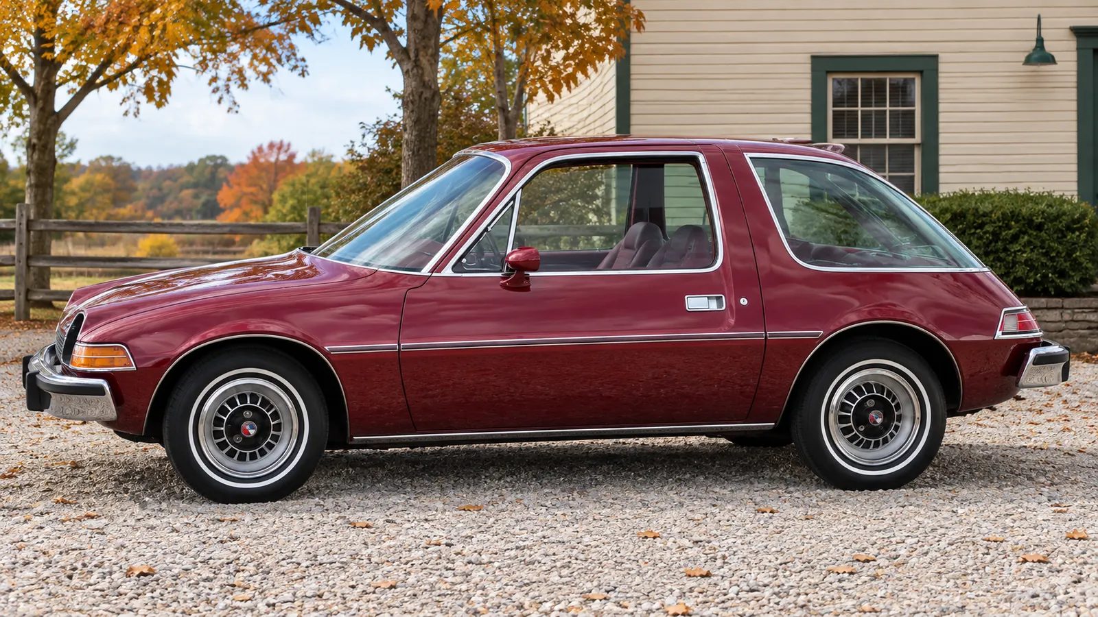 AMC Pacer D/L 1975 года, боковой вид