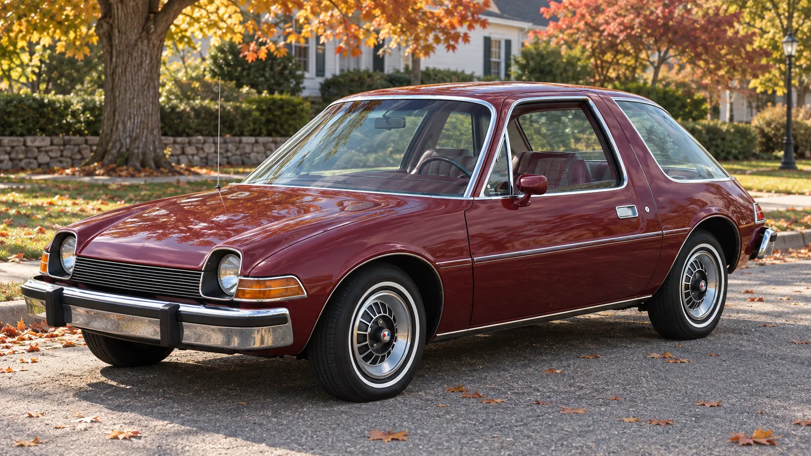 AMC Pacer D/L 1975 года, вид спереди в три четверти