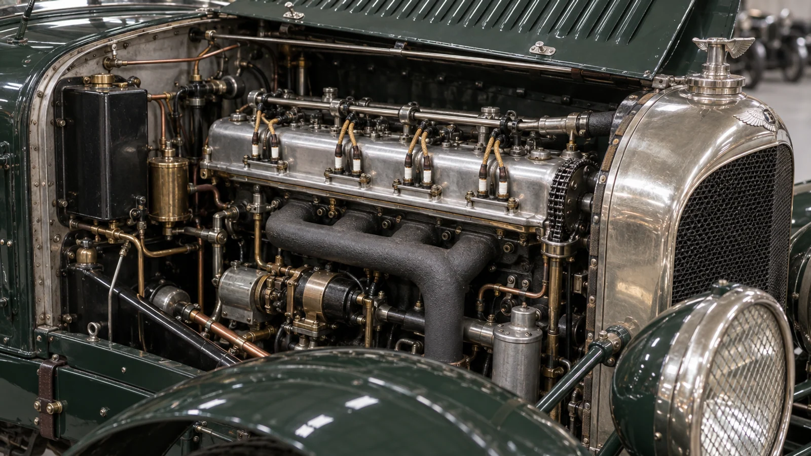 Двигатель Bentley 3 Litre с верхним распределительным валом