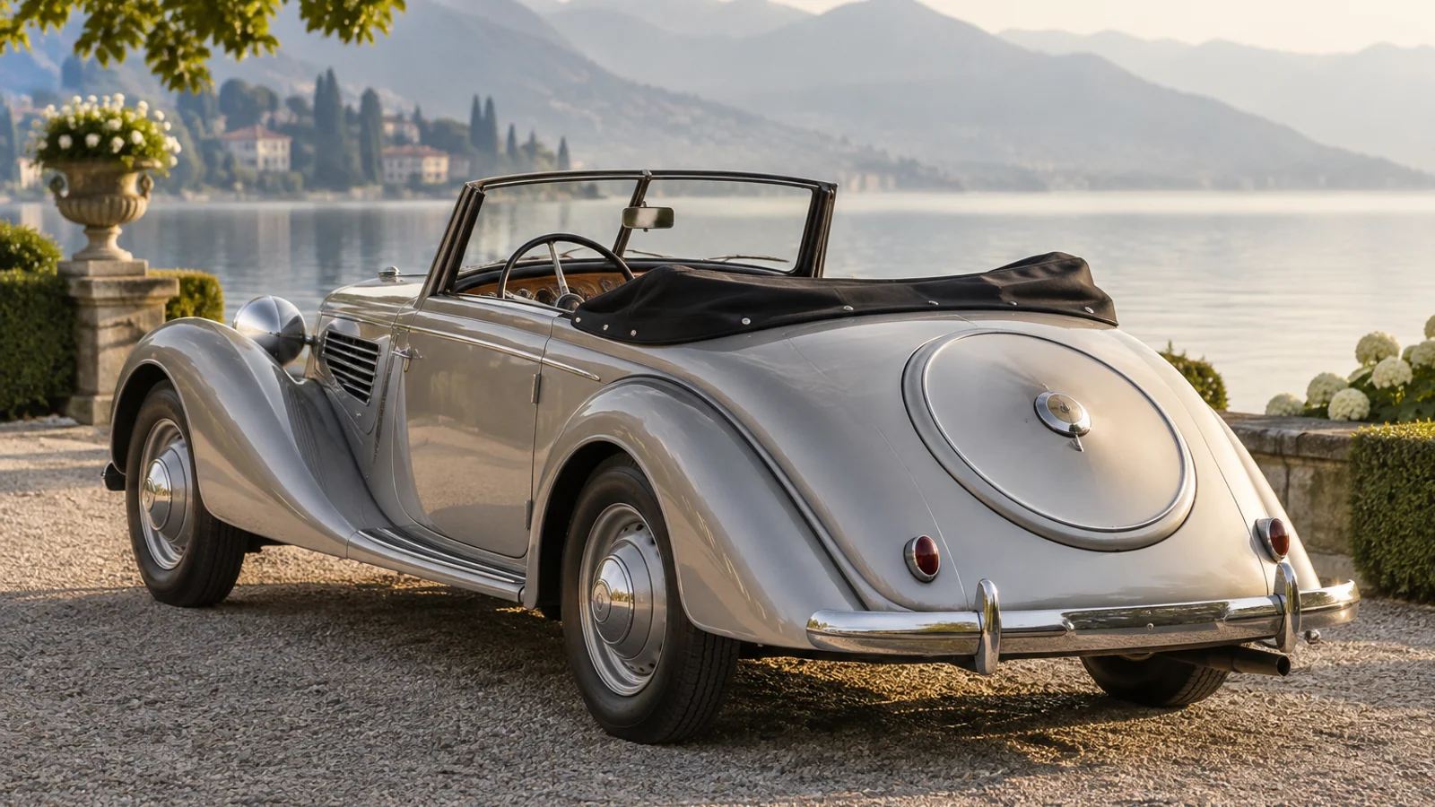 BMW 327 кабриолет с убранной крышей