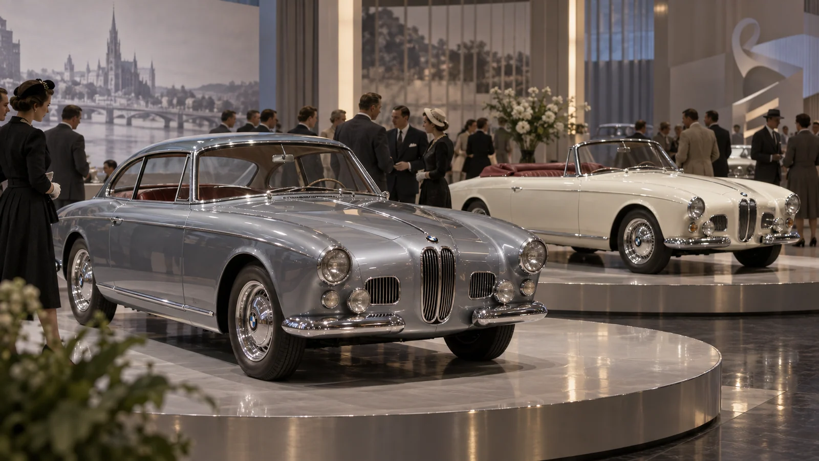 BMW 503 Coupe и Cabriolet на выставке
