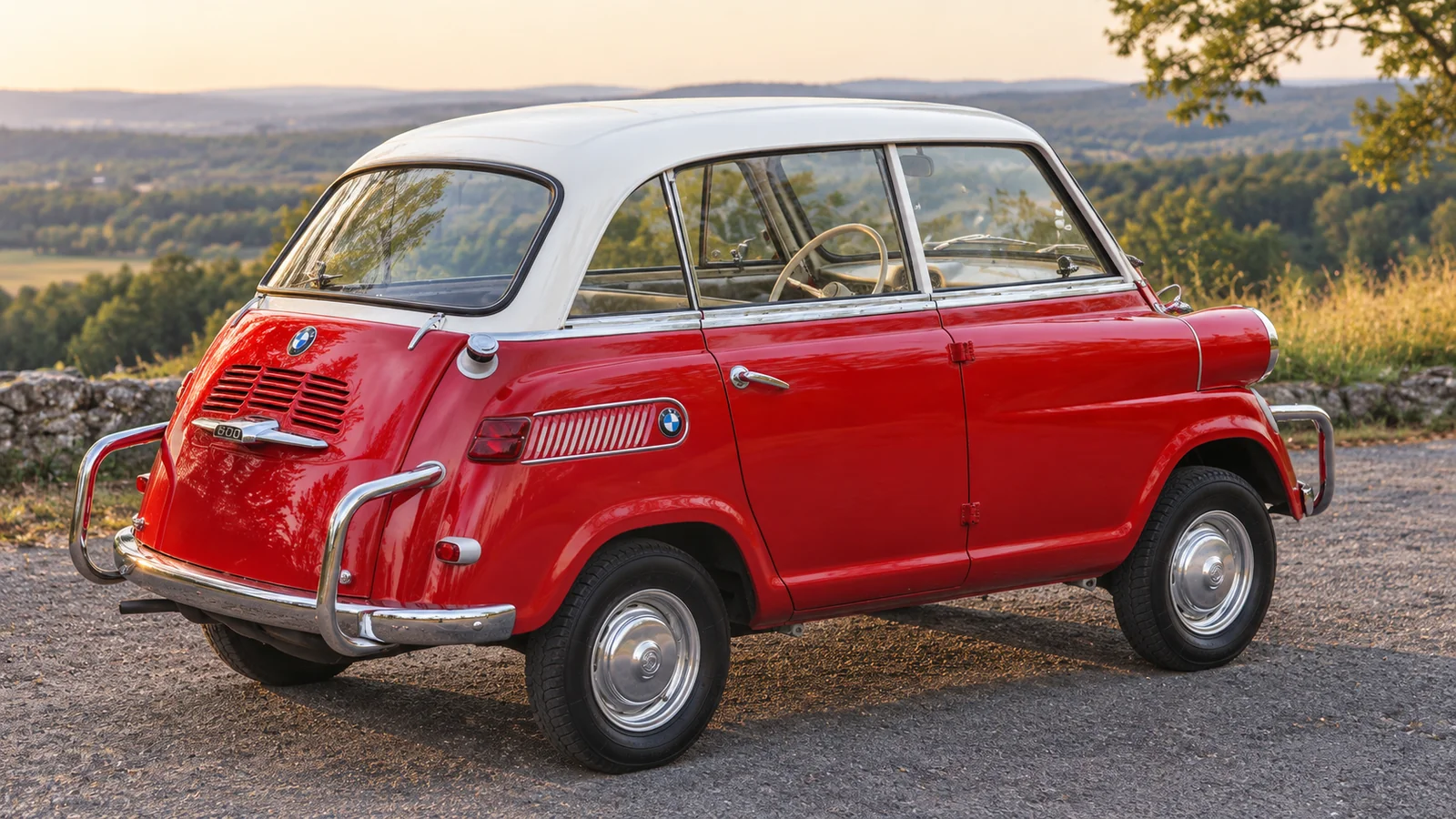 BMW 600 1958 года, вид сзади в три четверти