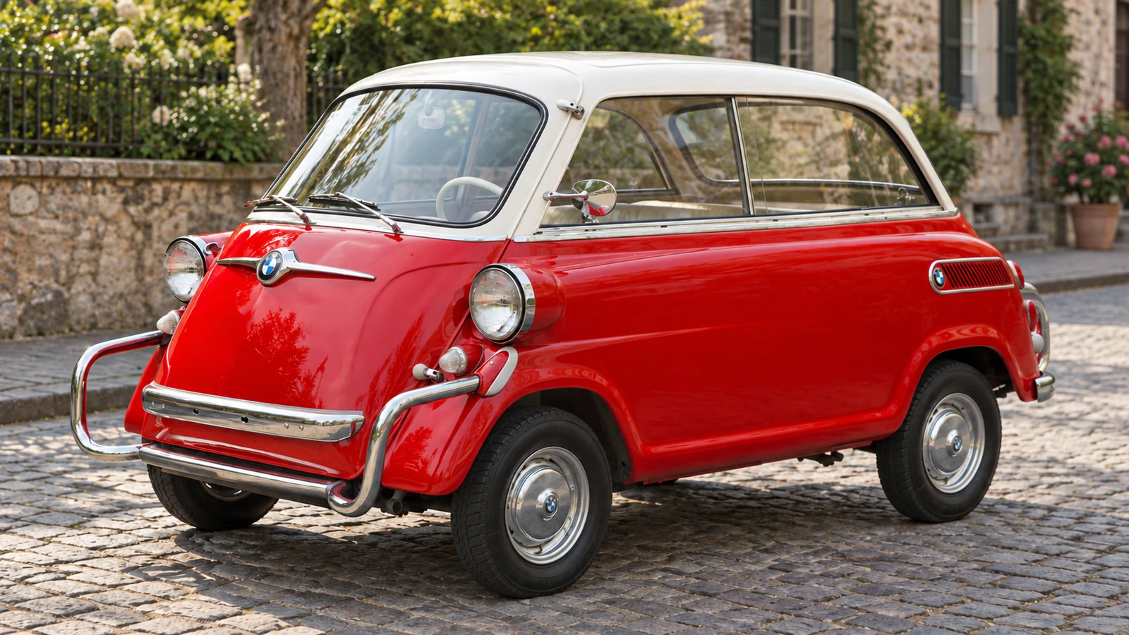 BMW 600 1958 года, вид спереди в три четверти
