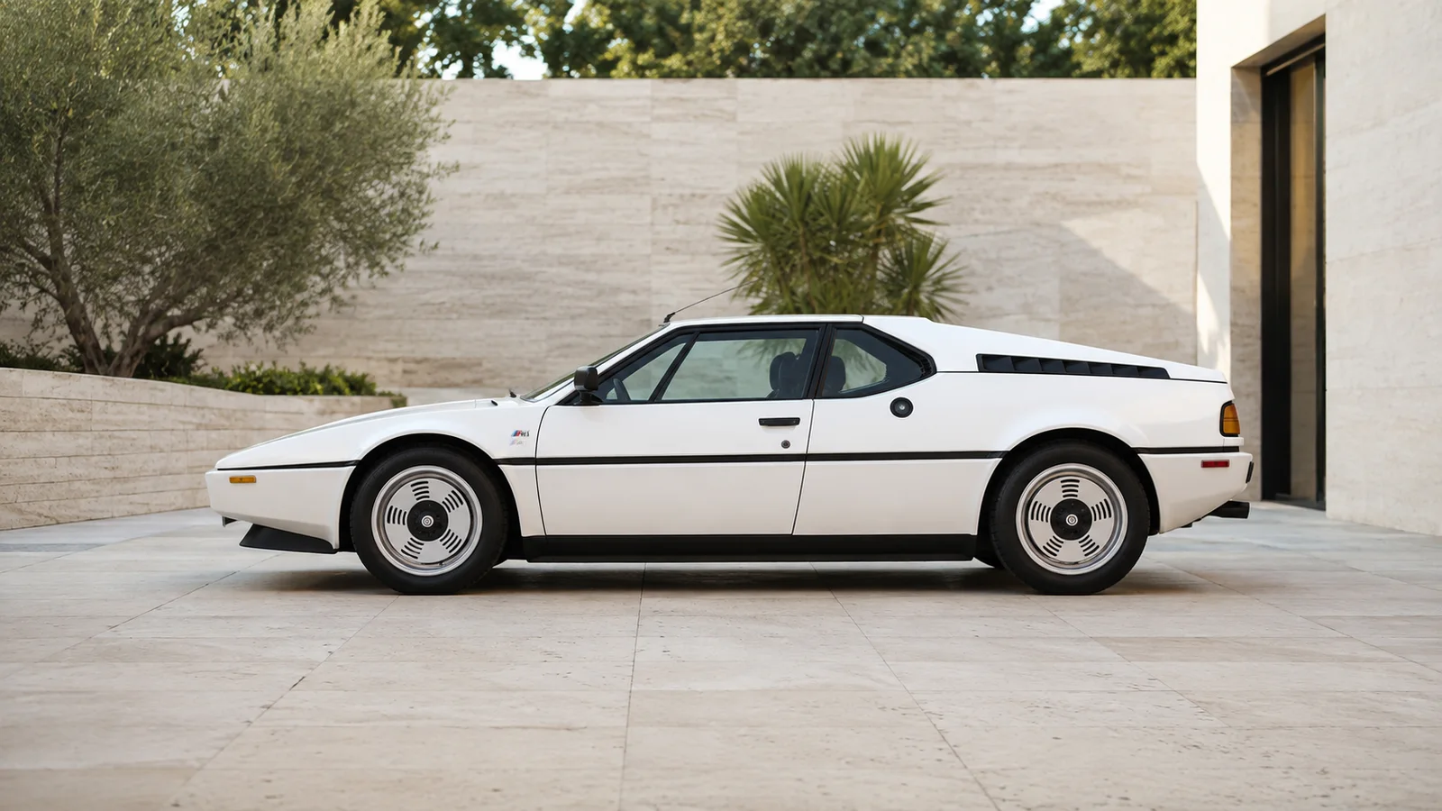 BMW M1: вид сбоку