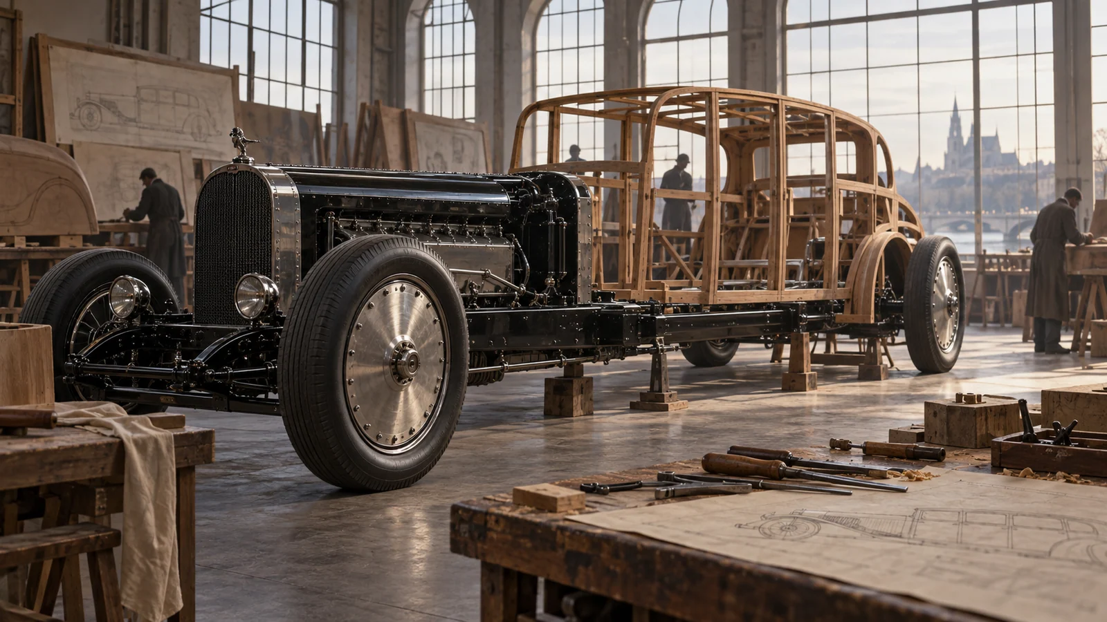 Изготовление заказного кузова Bugatti Royale