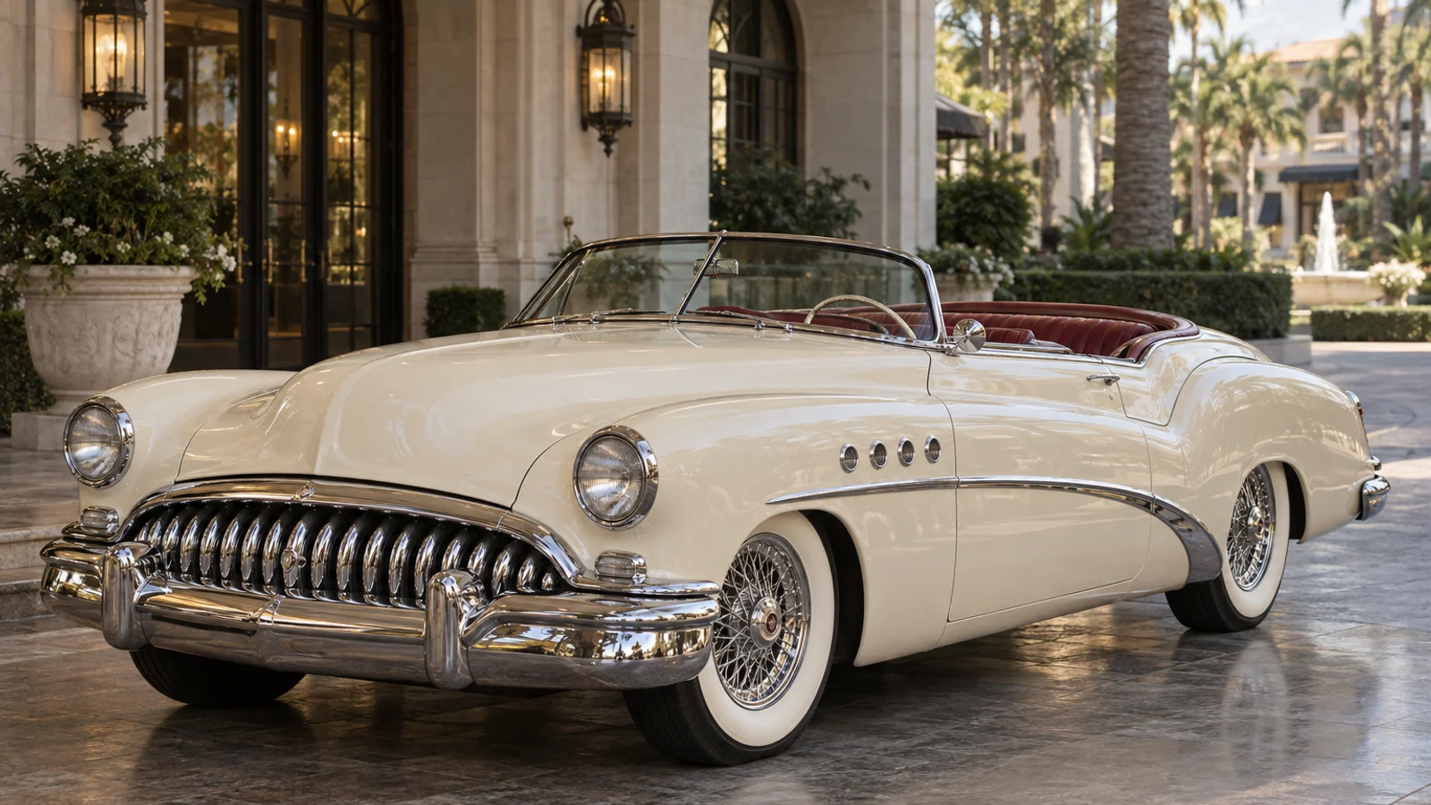Buick Skylark 1953 года, современная иллюстрация