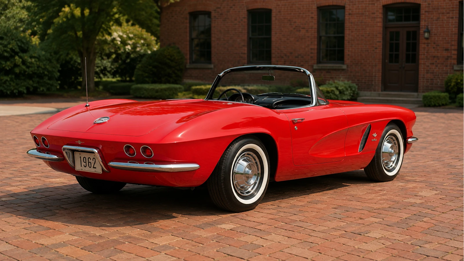 Chevrolet Corvette C1 1962 года — задний ракурс