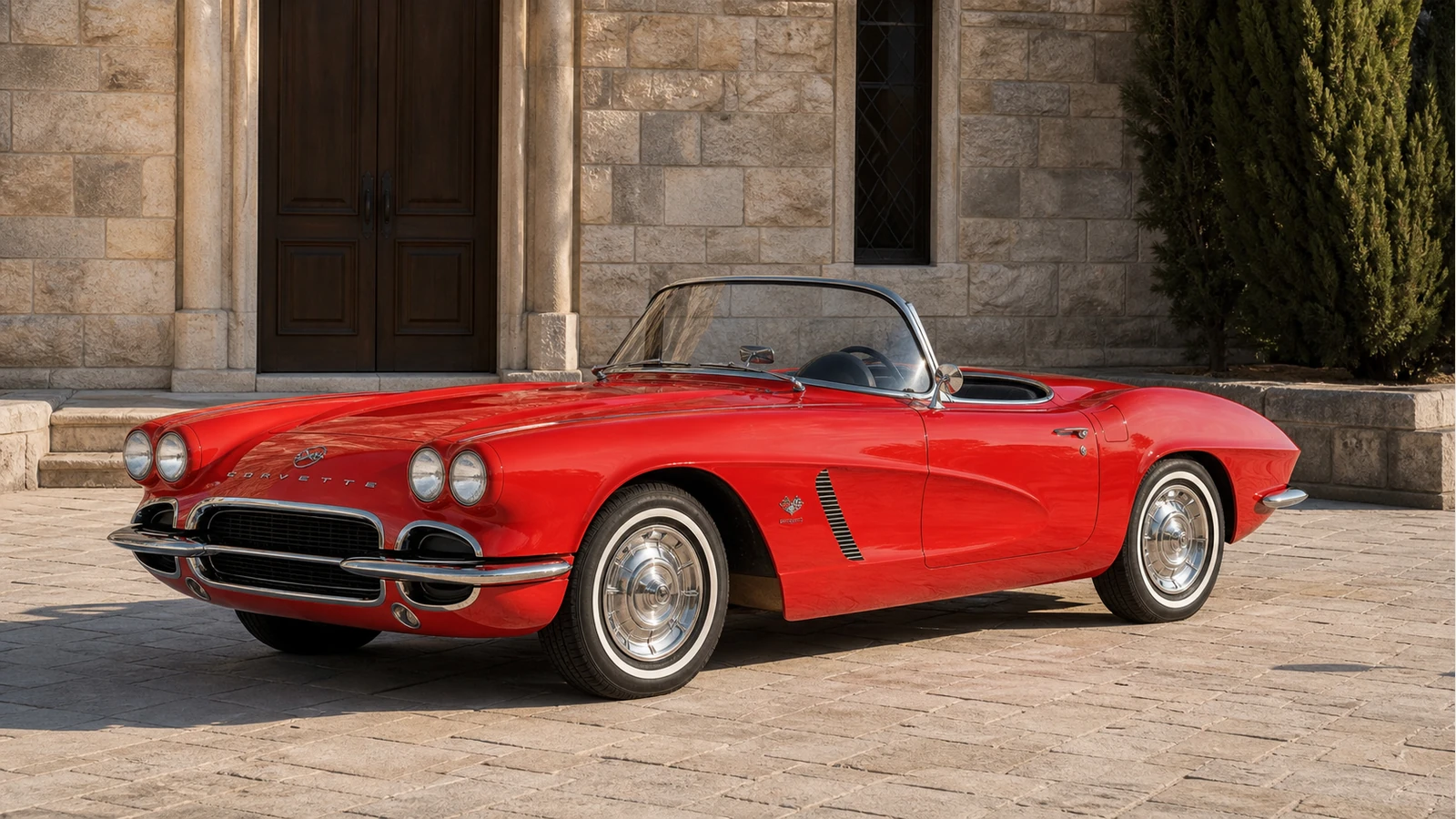 Chevrolet Corvette C1 1962 года — передний ракурс