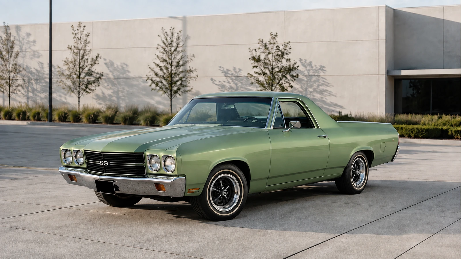 Chevrolet El Camino 1970 года с четырьмя круглыми фарами