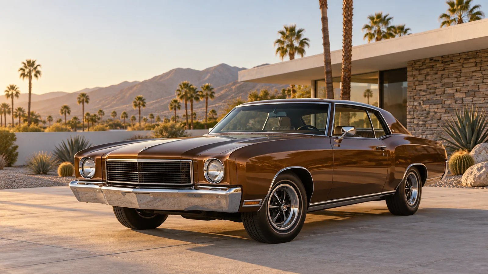 Chevrolet Monte Carlo 1970 года в бронзовом цвете