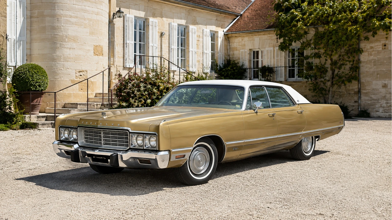 Chrysler New Yorker Brougham 1973 года — вид спереди