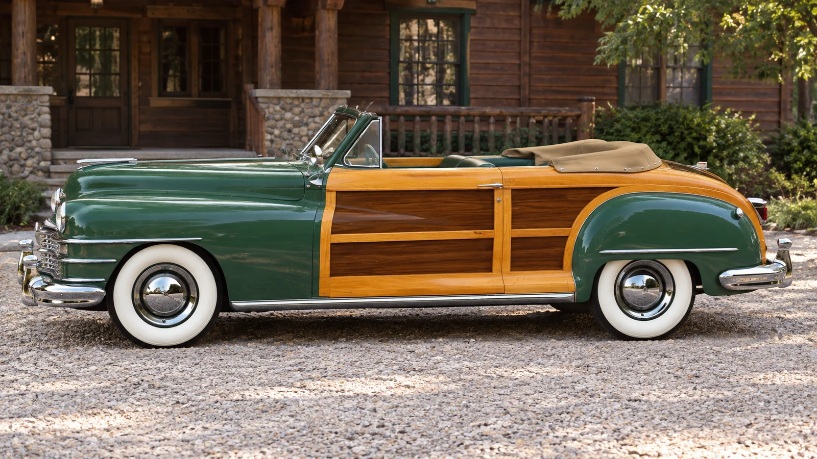 Chrysler Town & Country Convertible 1948 года, боковой вид
