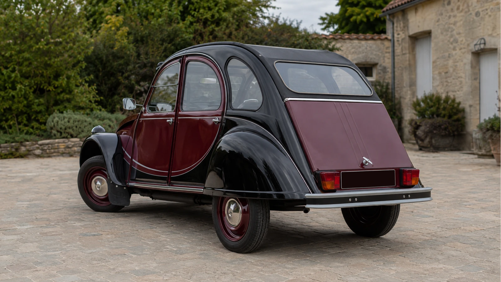 Citroën 2CV6 Charleston 1990 года, задний ракурс