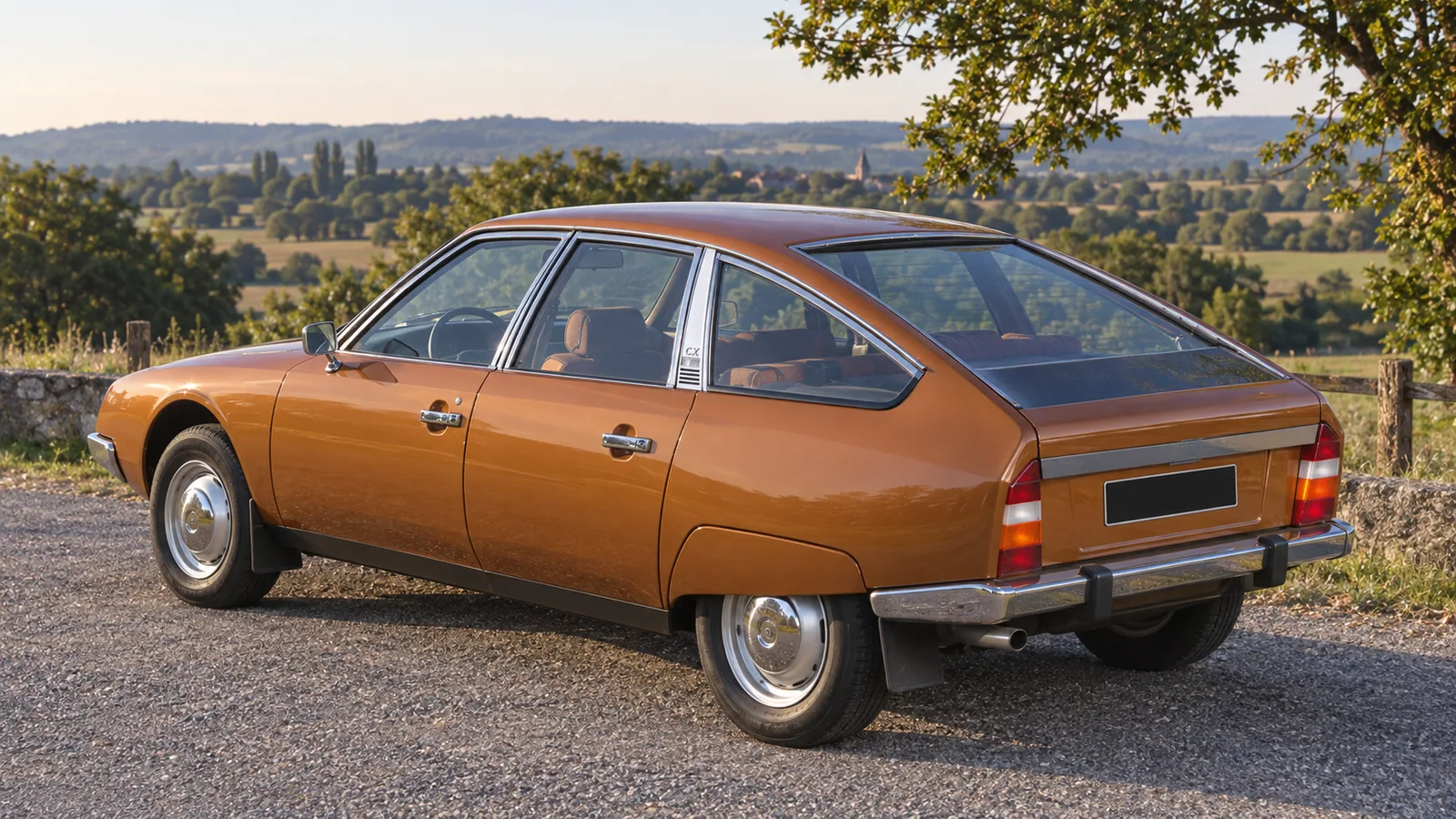 Citroën CX 2000 Confort 1974 года, вид сзади в три четверти
