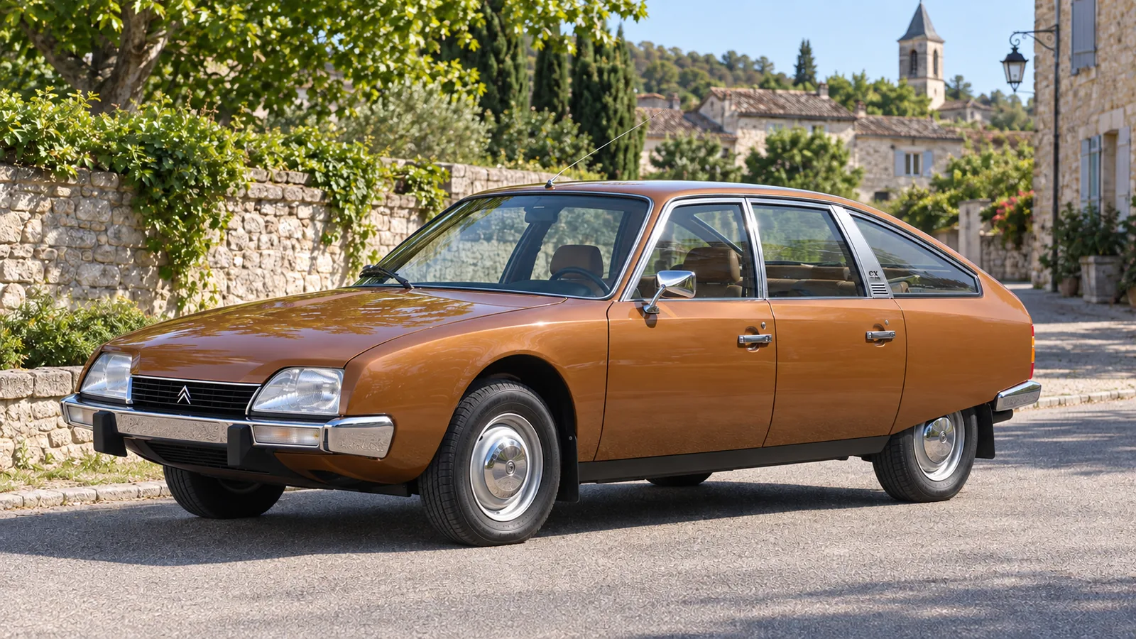 Citroën CX 2000 Confort 1974 года, вид спереди в три четверти