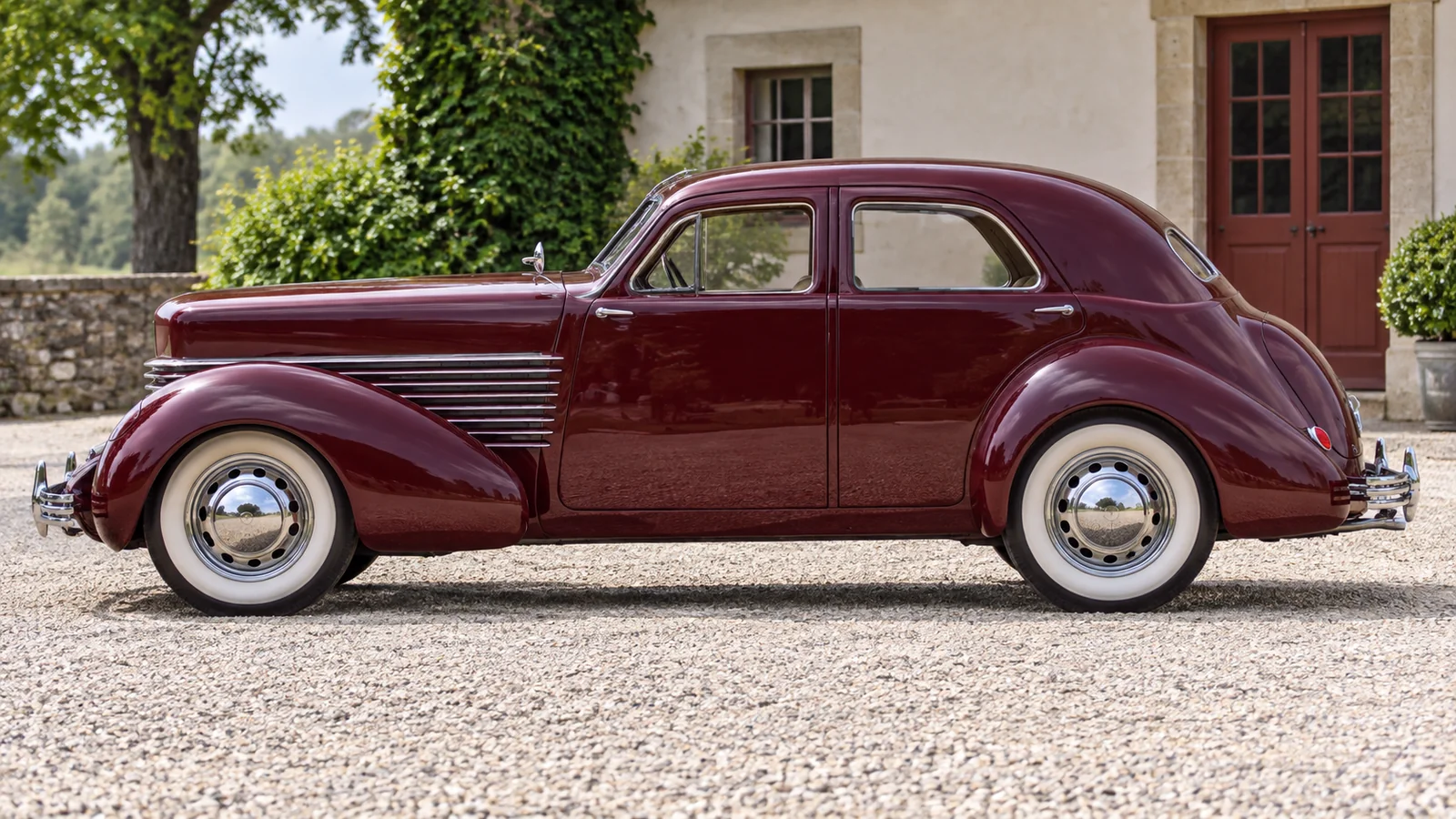 Cord 810 Westchester 1936 года, боковой вид