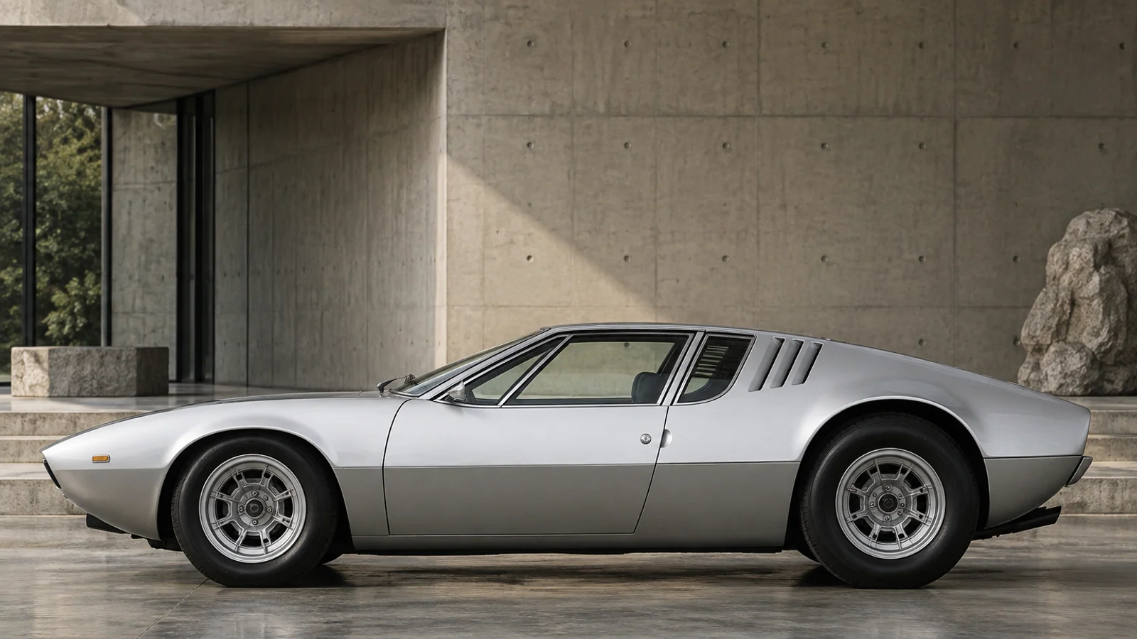 Низкий профиль De Tomaso Mangusta