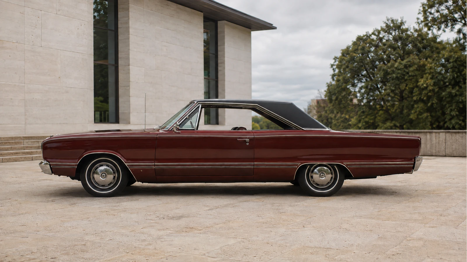 Dodge Coronet 500 1967 года, боковой профиль хардтопа