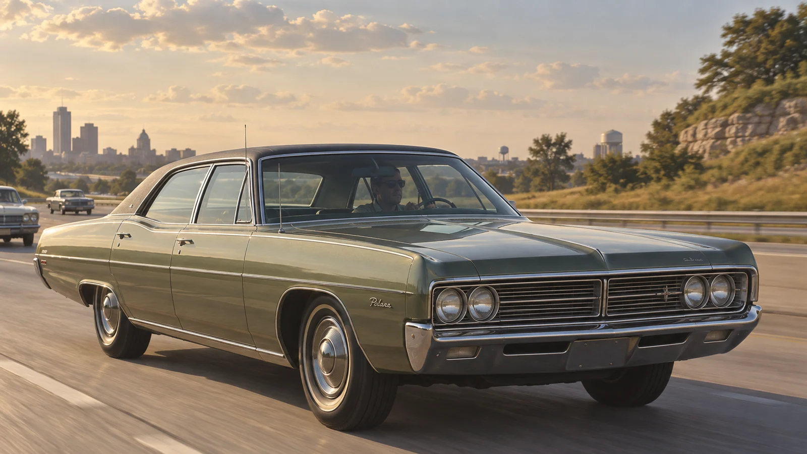 Dodge Polara 1969 года в характерном стиле fuselage