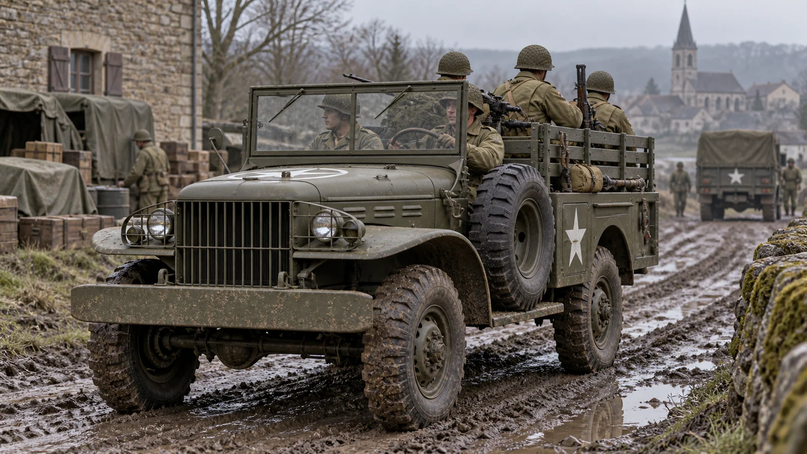 Армейский грузопассажирский Dodge WC-51 1944 года