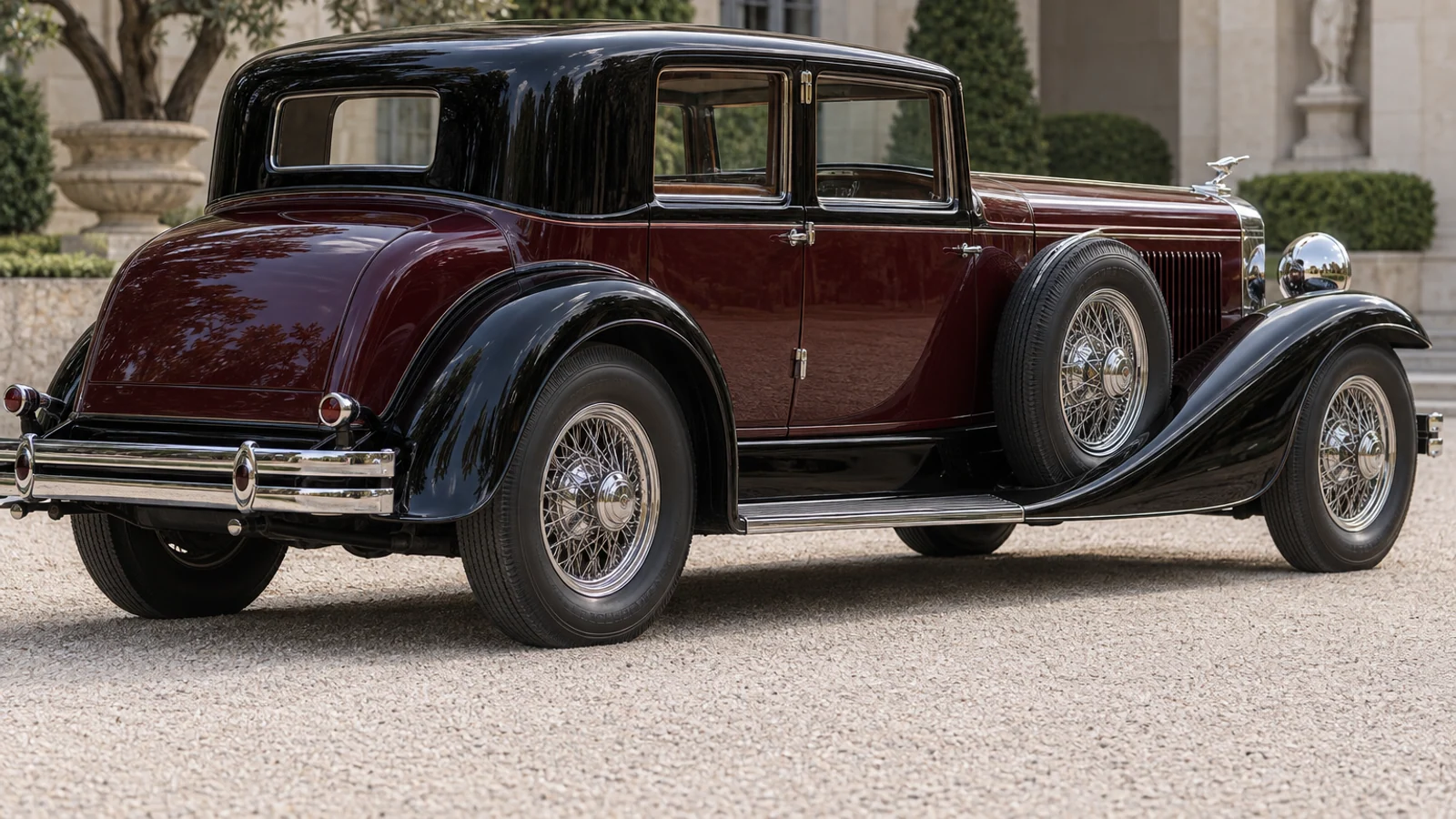Закрытый Duesenberg Model J с заказным кузовом