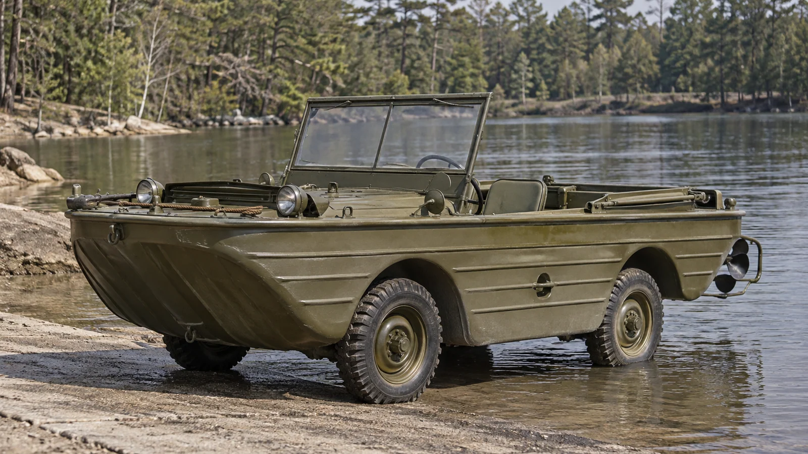 Ford GPA 1942 года, современная музейная иллюстрация