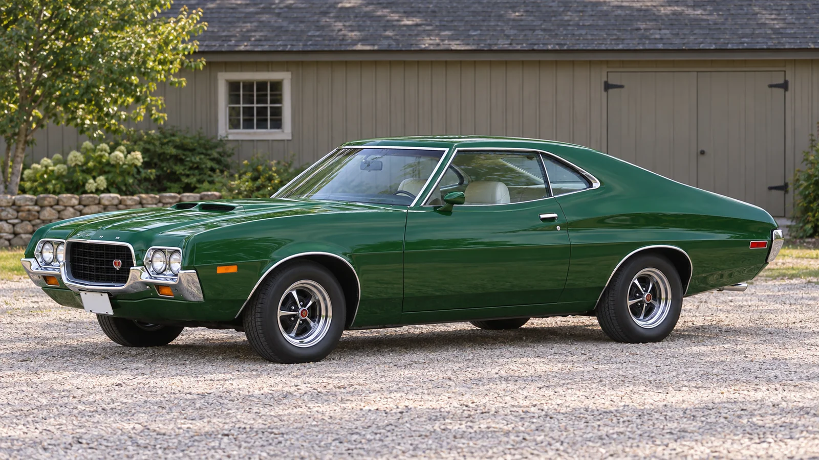 Ford Gran Torino Sport SportsRoof 1972 года, боковой вид