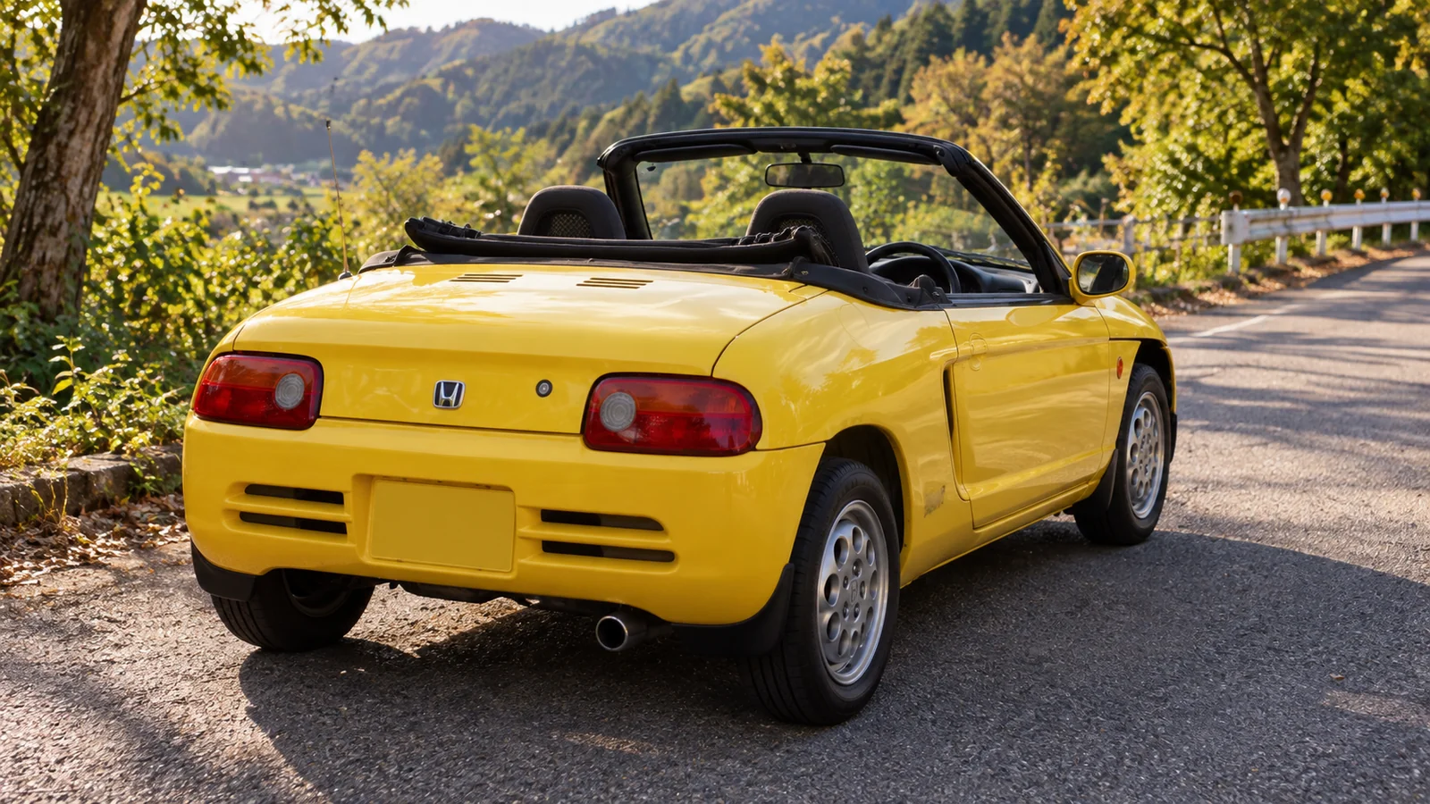 Honda Beat PP1 1991 года, вид сзади в три четверти