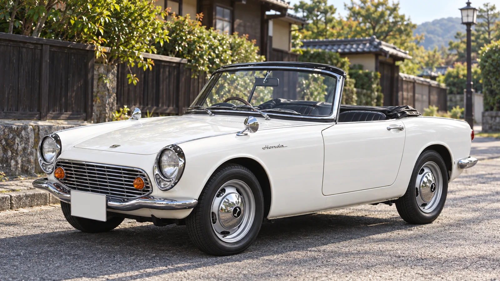 Honda S600, родстер 1964 года, вид спереди в три четверти