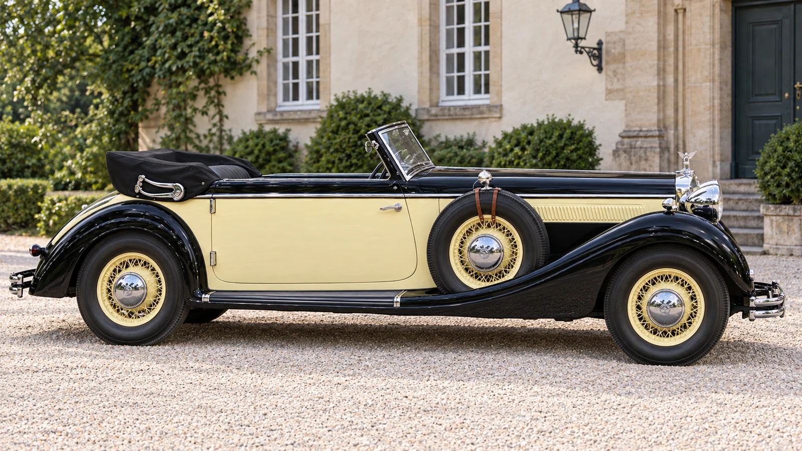 Horch 853, кабриолет 1937 года, боковой вид
