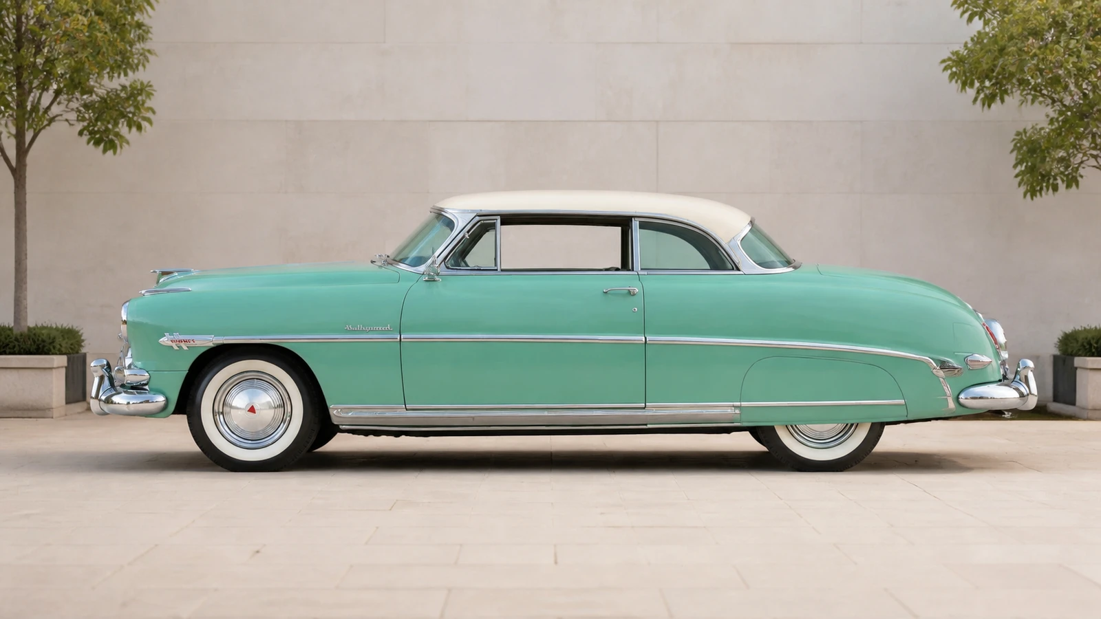 Hudson Hornet Hollywood 1952 года в профиль