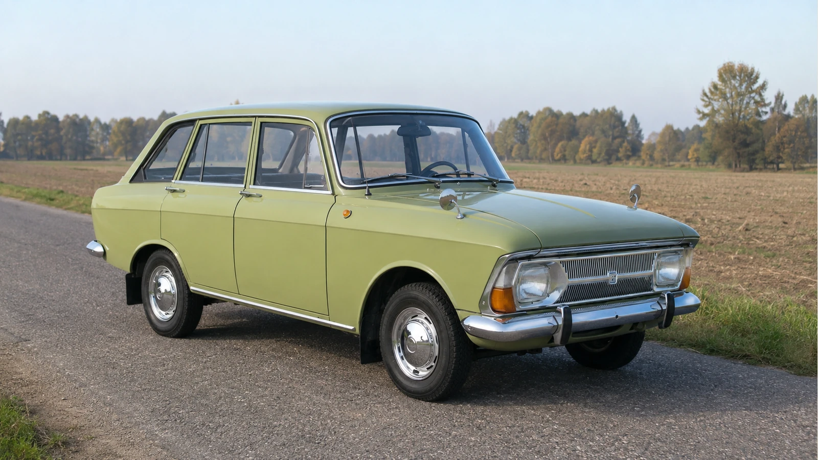 ИЖ-2125 «Комби» 1975 года — вид спереди в три четверти