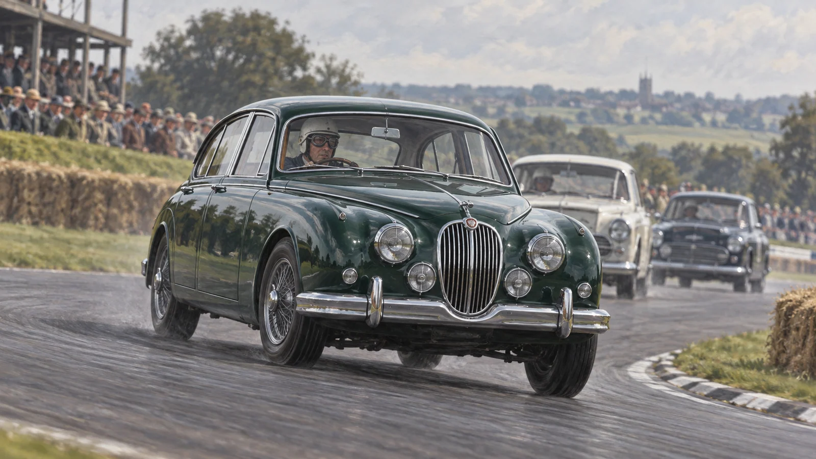 Jaguar Mark 2 в британской кузовной гонке