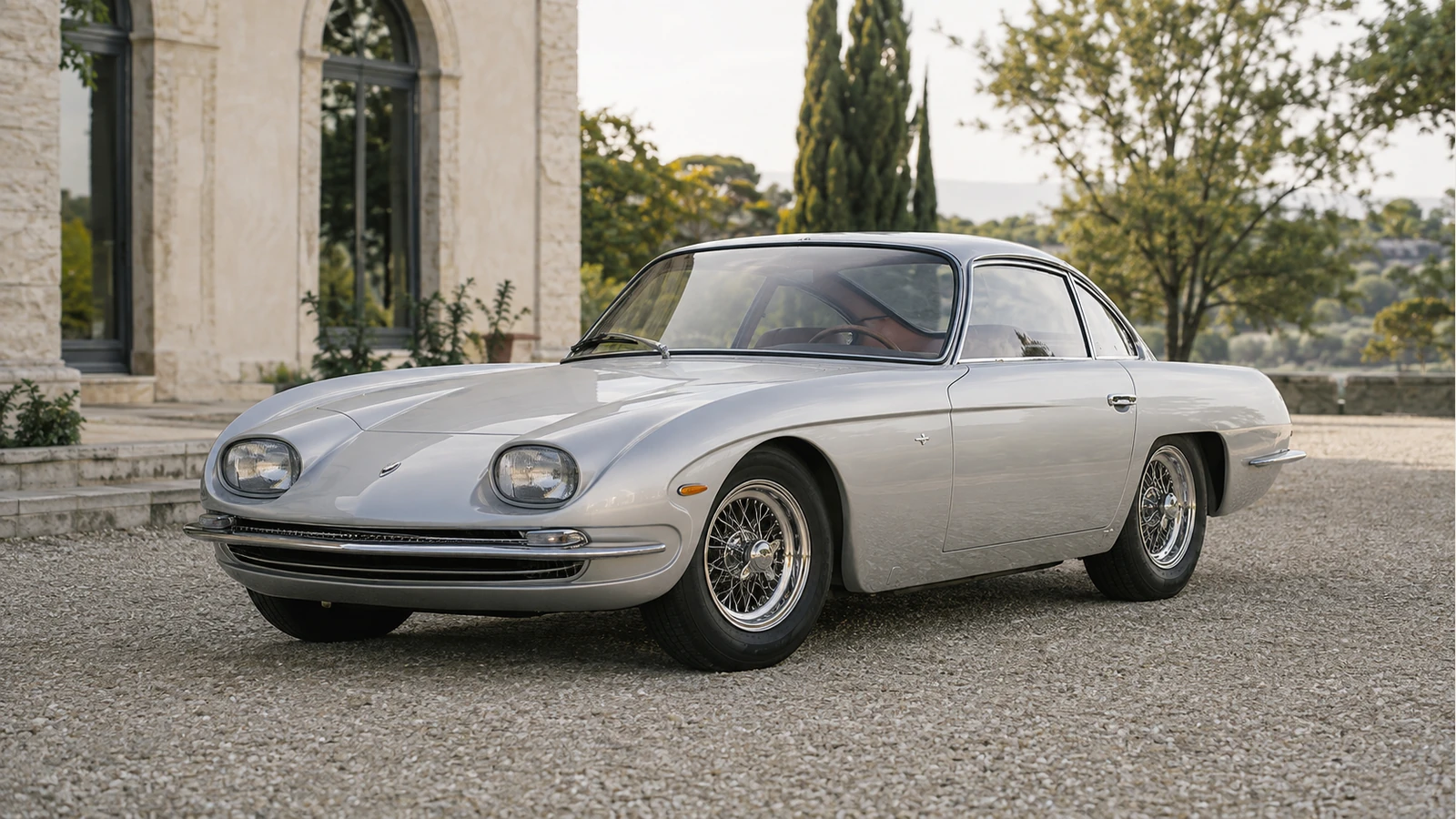 Lamborghini350GT1964 — вид спереди в три четверти