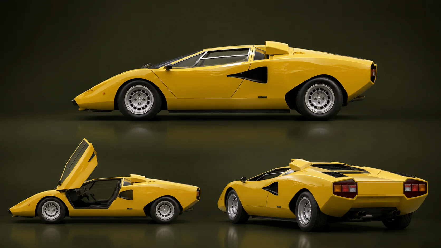 Профиль и дверь Lamborghini Countach LP400