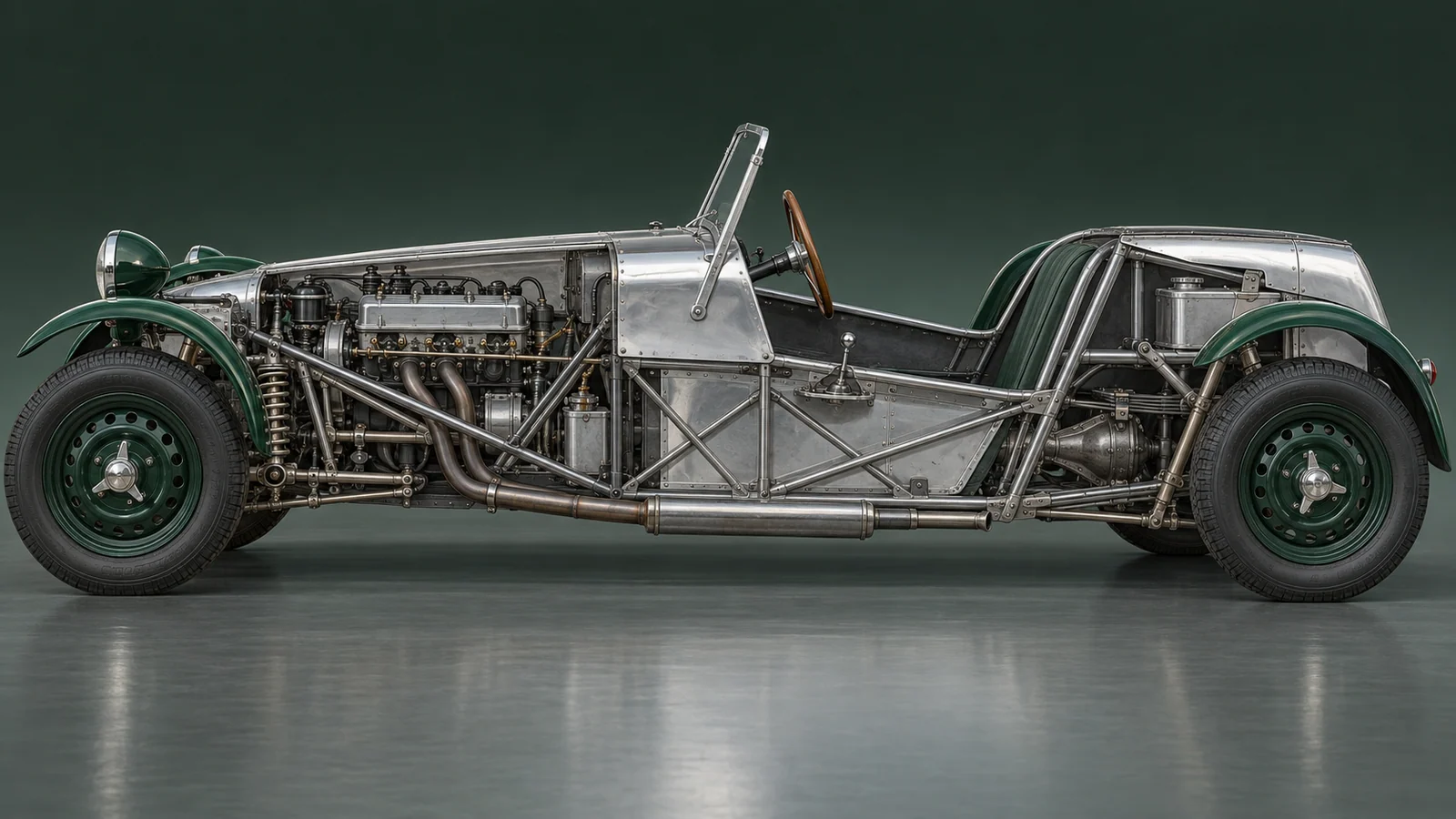 Трубчатая рама и агрегаты Lotus Seven Series 1