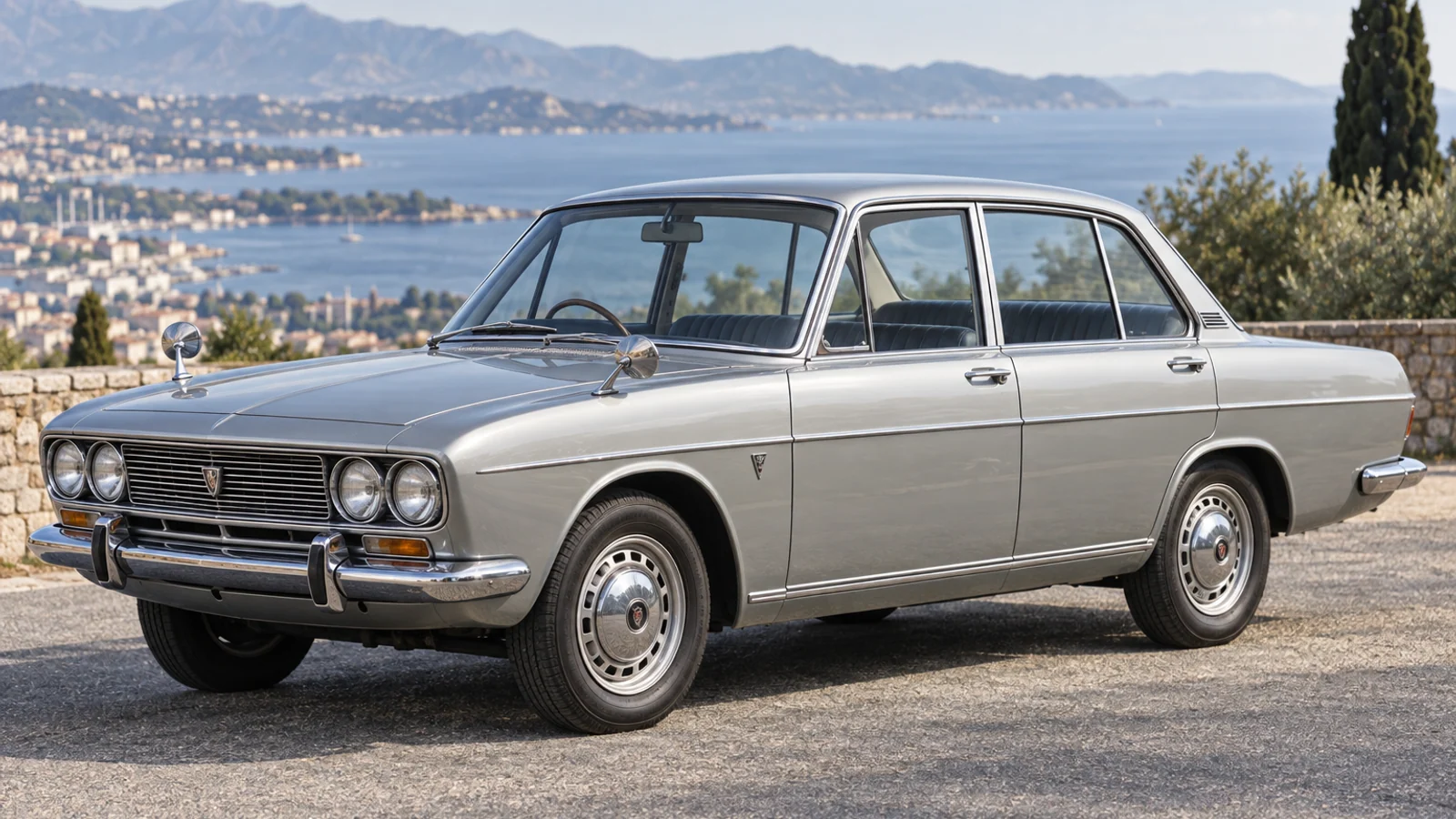 Боковая линия первой Mazda Luce 1500