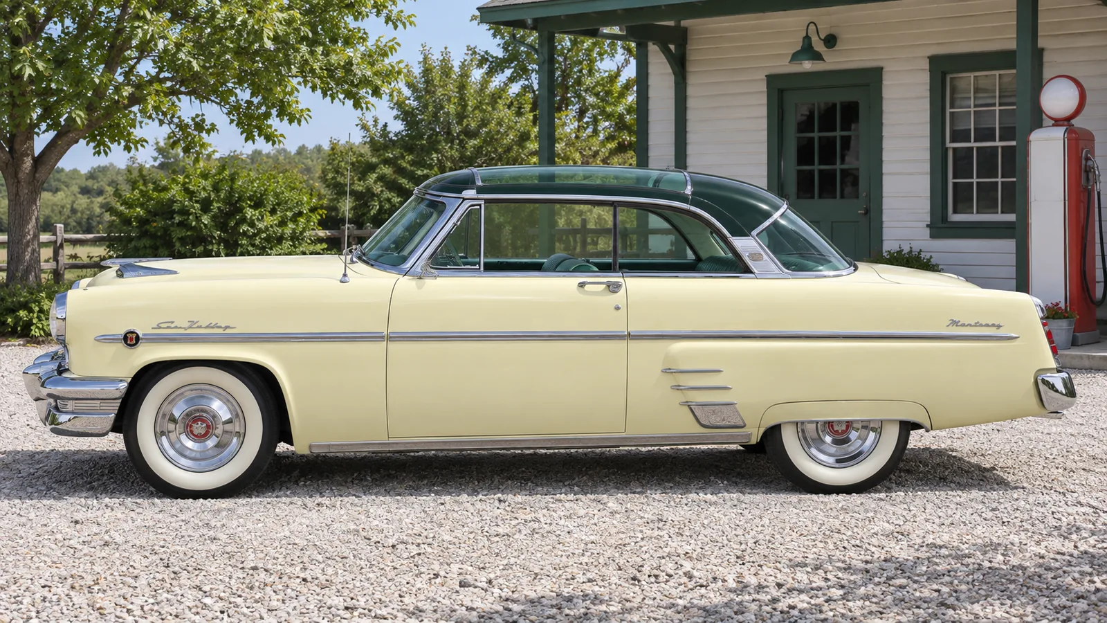 Mercury Monterey Sun Valley 1954 года, боковой вид