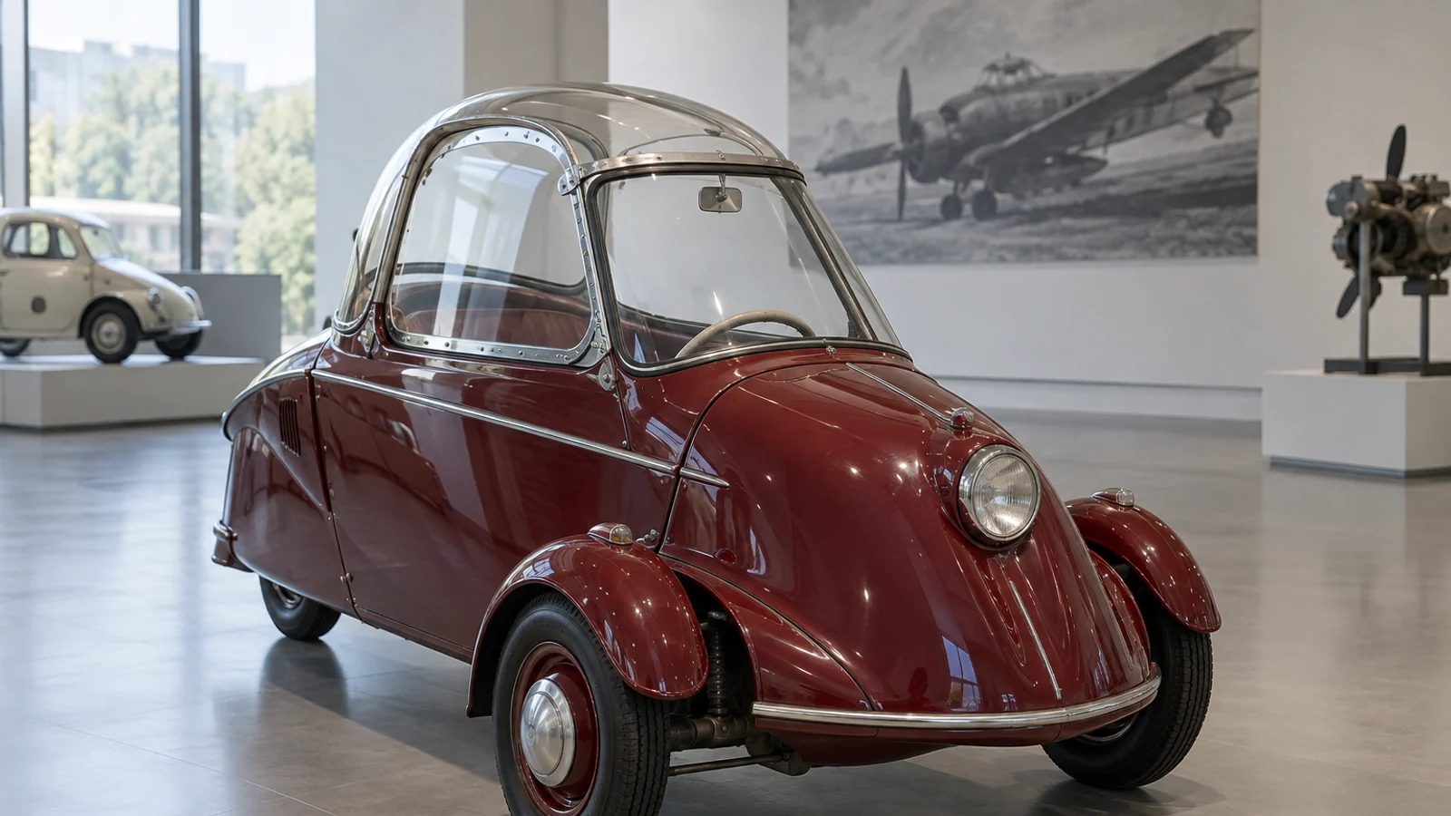 Messerschmitt KR200, современная музейная иллюстрация
