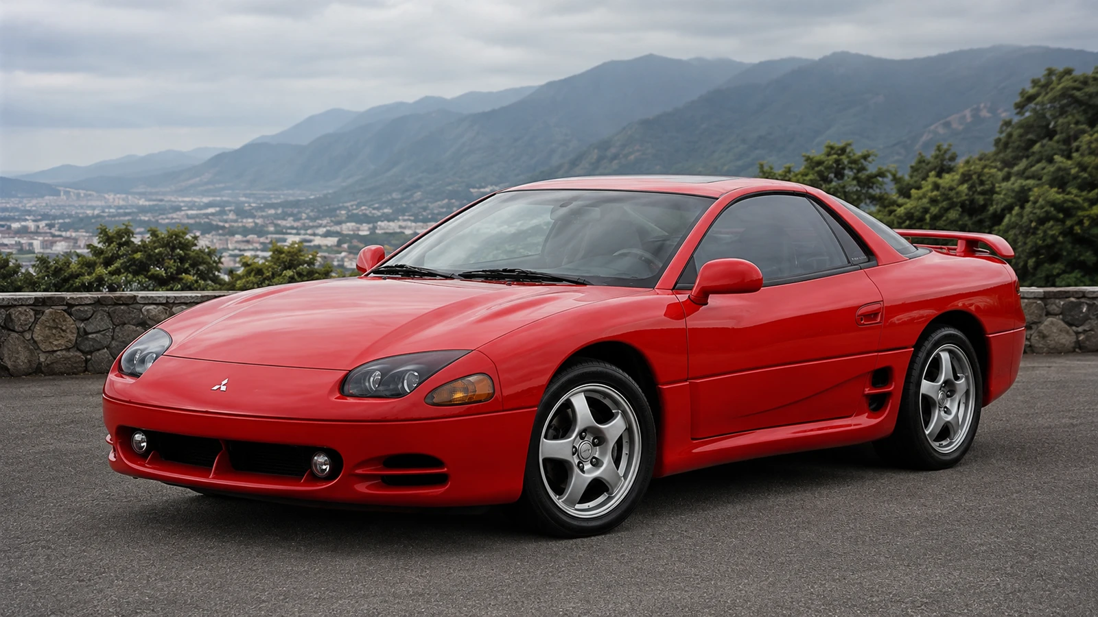 Американская Mitsubishi 3000GT VR-4 1994 года с неподвижными фарами