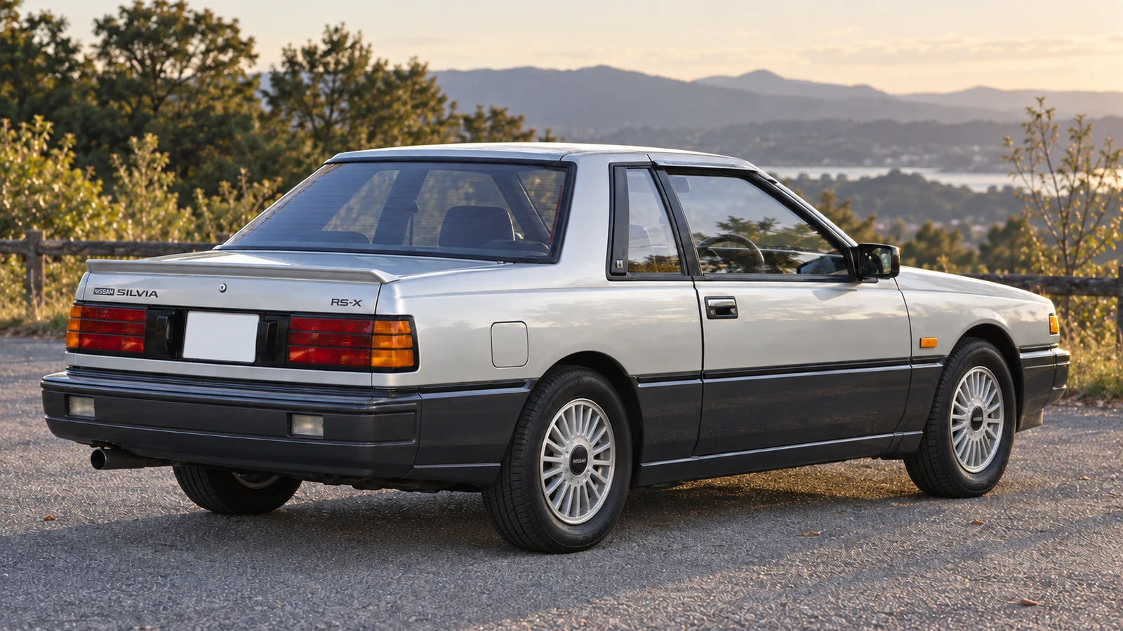 Nissan Silvia S12 RS-X 1986 года, вид сзади в три четверти