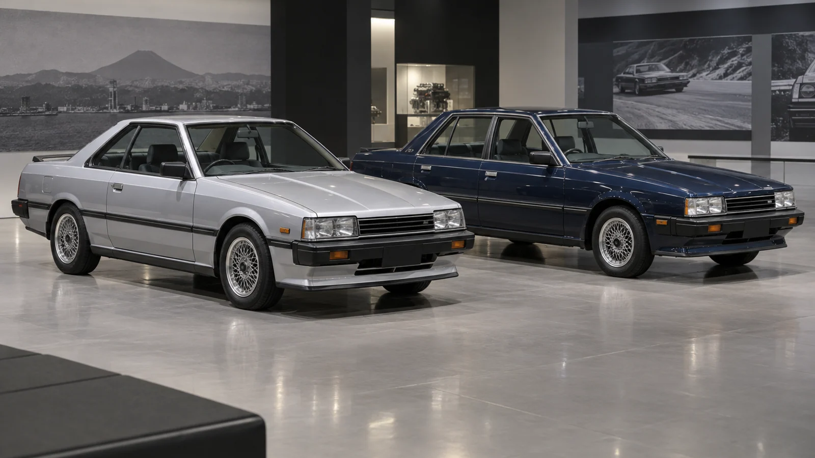 Купе и седан семейства Nissan Skyline R30