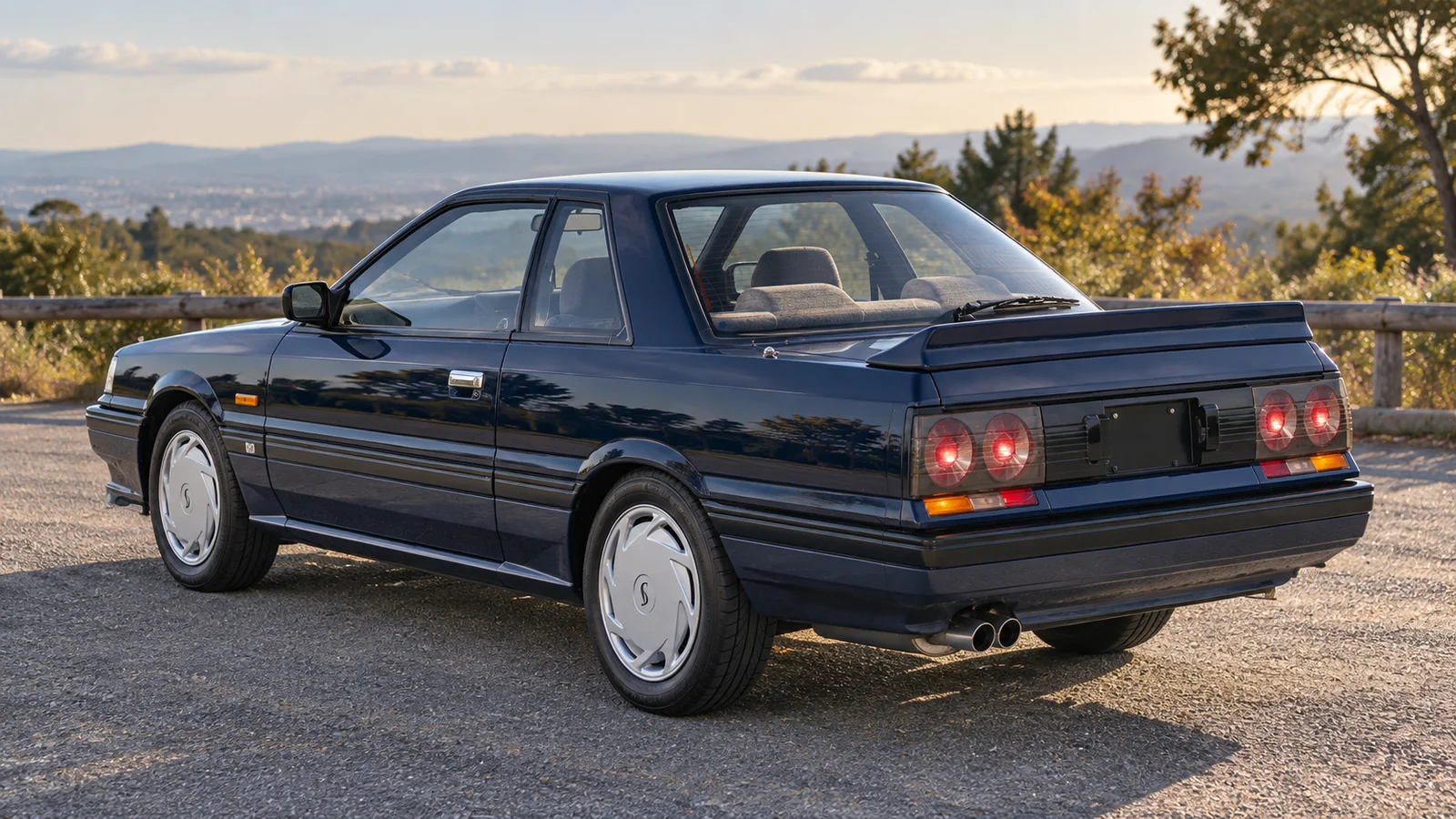 Nissan Skyline R31 GTS-R 1987 года, вид сзади в три четверти
