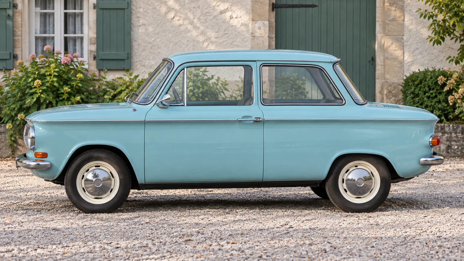 NSU Prinz 4 середины 1960-х, боковой вид