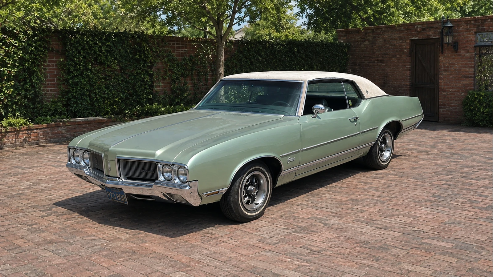 Oldsmobile Cutlass Supreme Holiday Coupe 1970 года — вид спереди