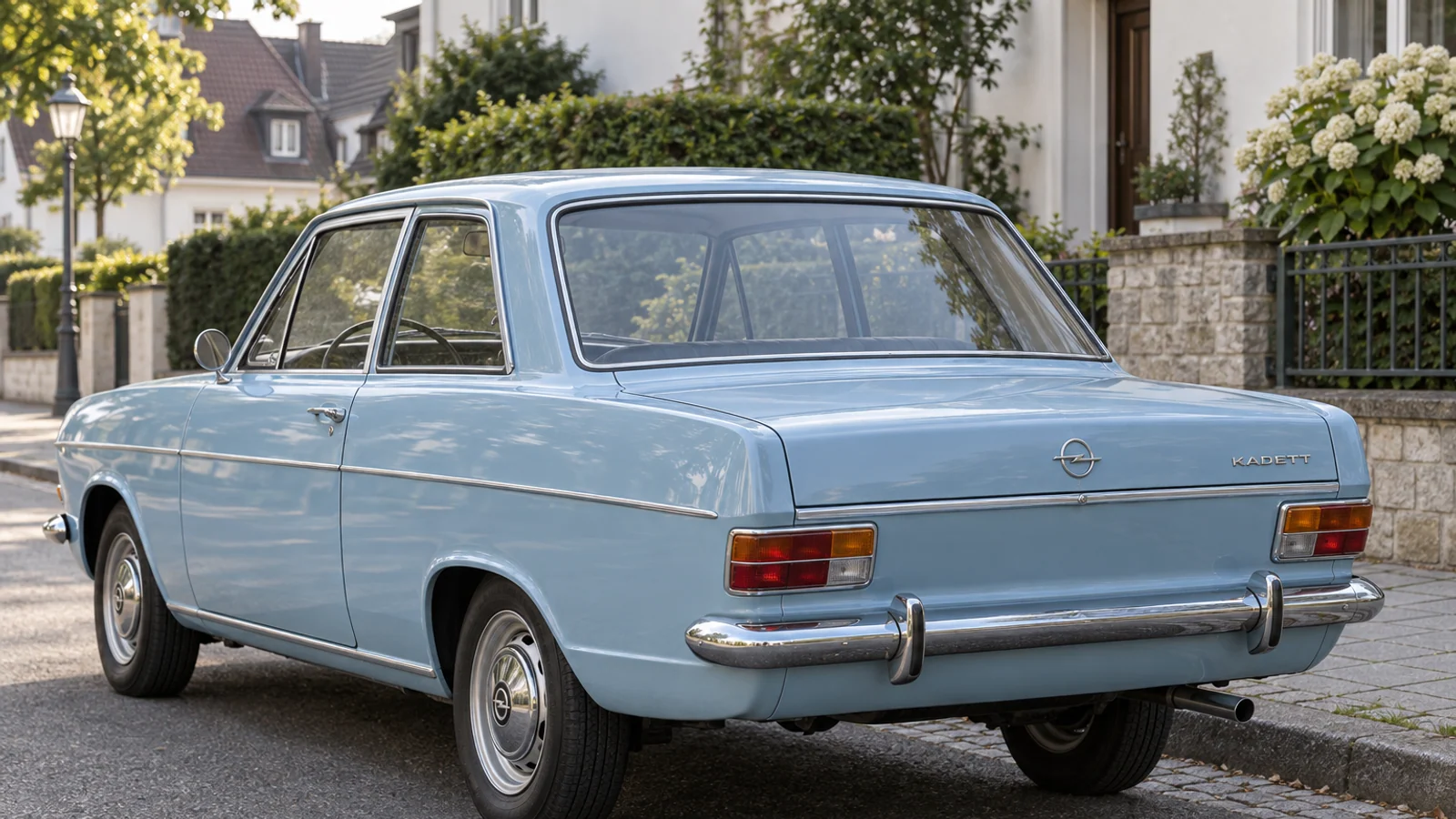 Задняя часть двухдверного Opel Kadett B