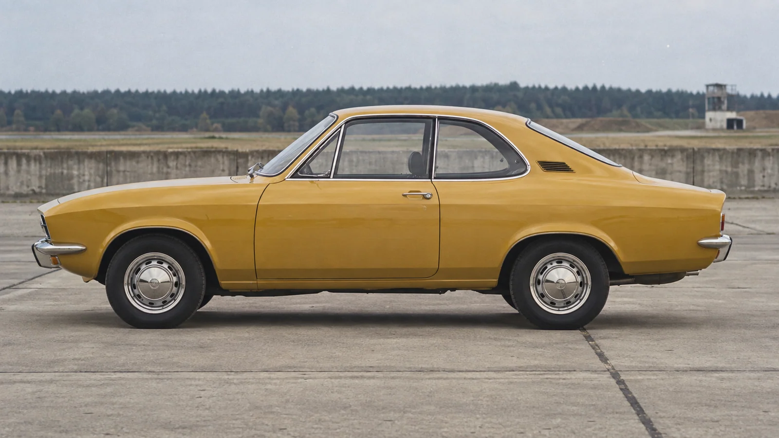 Боковой профиль Opel Manta A первого поколения