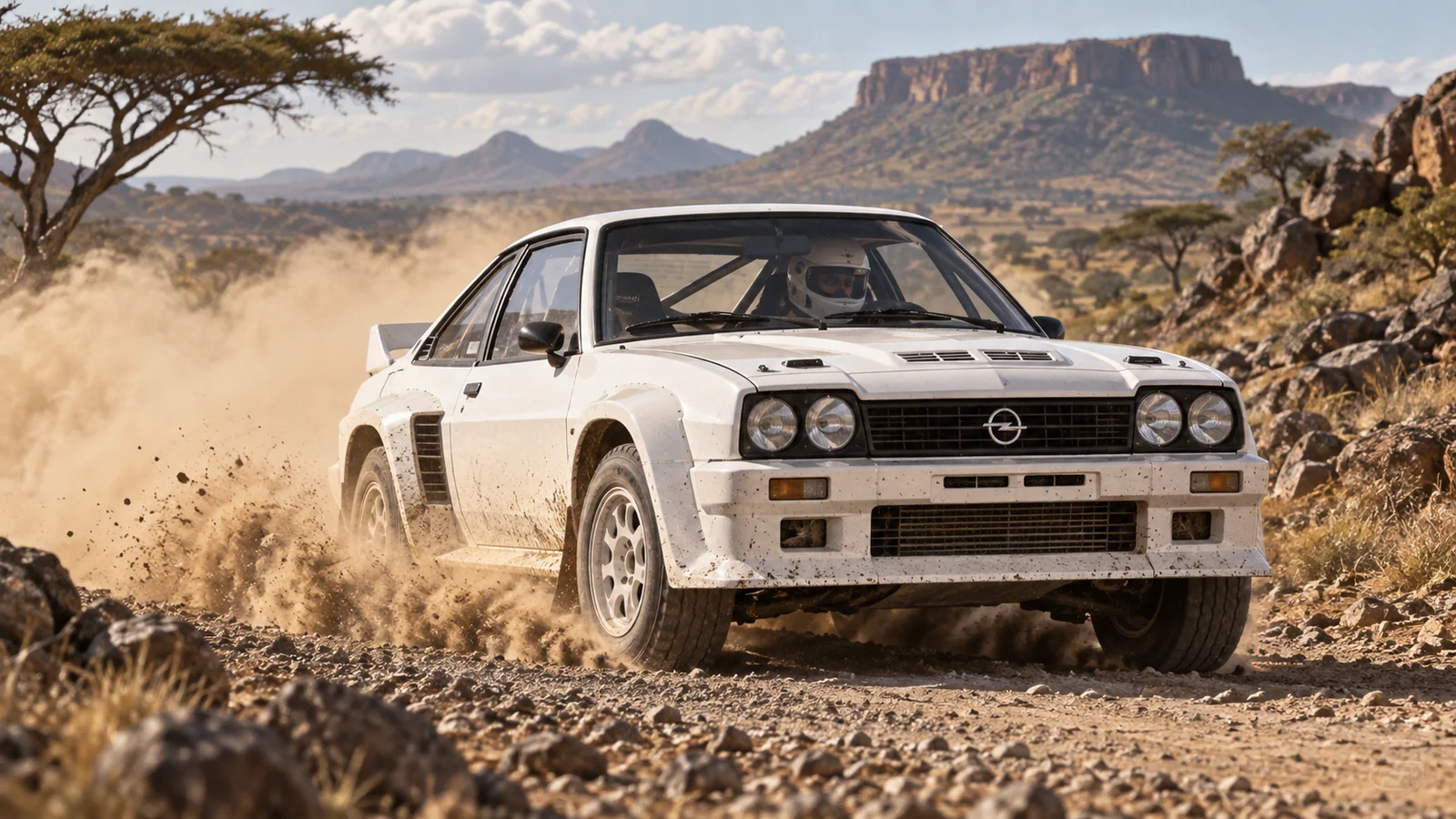 Opel Manta 400 на ралли Париж-Дакар